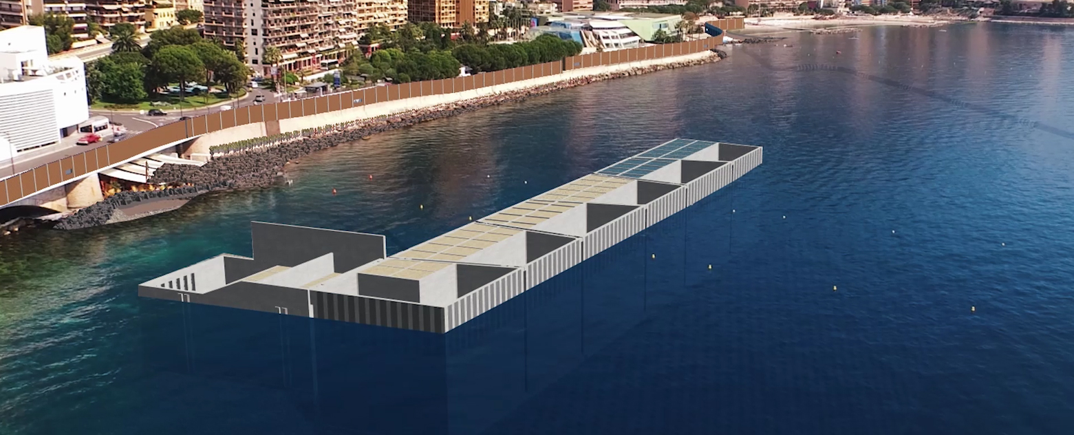 Extension en mer de Monaco